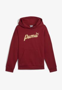 【PUMA】大童Script長厚連帽T恤