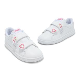 PUMA 小童 Smash 3.0 Badges V 運動鞋