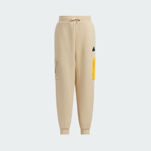 【adidas】 小童造型厚棉運動長褲