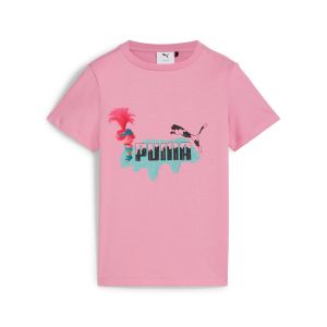 【PUMA】清涼Trolls聯名女童短袖T恤
