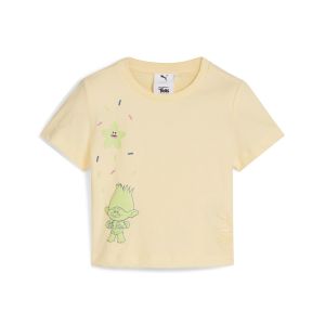 【PUMA】閃亮Trolls聯名女童短袖T恤
