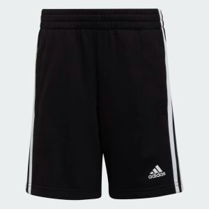 【adidas】 小童線條毛巾運動短褲