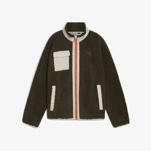 【PUMA】大童Sherpa立領外套