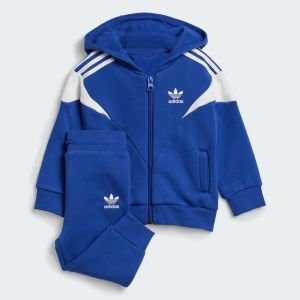 【adidas】嬰幼童Original REKIVE 連帽外套套裝