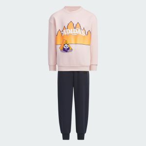 【adidas】 小童刷毛長袖套裝