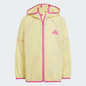 adidas 小童 撞色連帽長袖外套