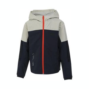 【adidas】 小童探險風布連帽外套
